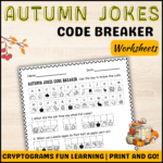 Autumn Jokes Code Breaker Cryptogram