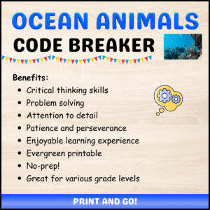 Ocean animals code breaker