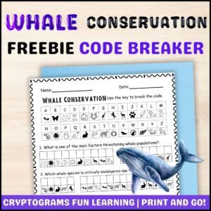 Whale conservation code breaker