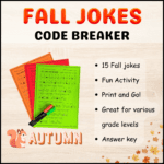 Fall Jokes Cryptogram Code Breaker