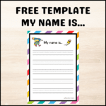 FREE TEMPLATE MY NAME IS