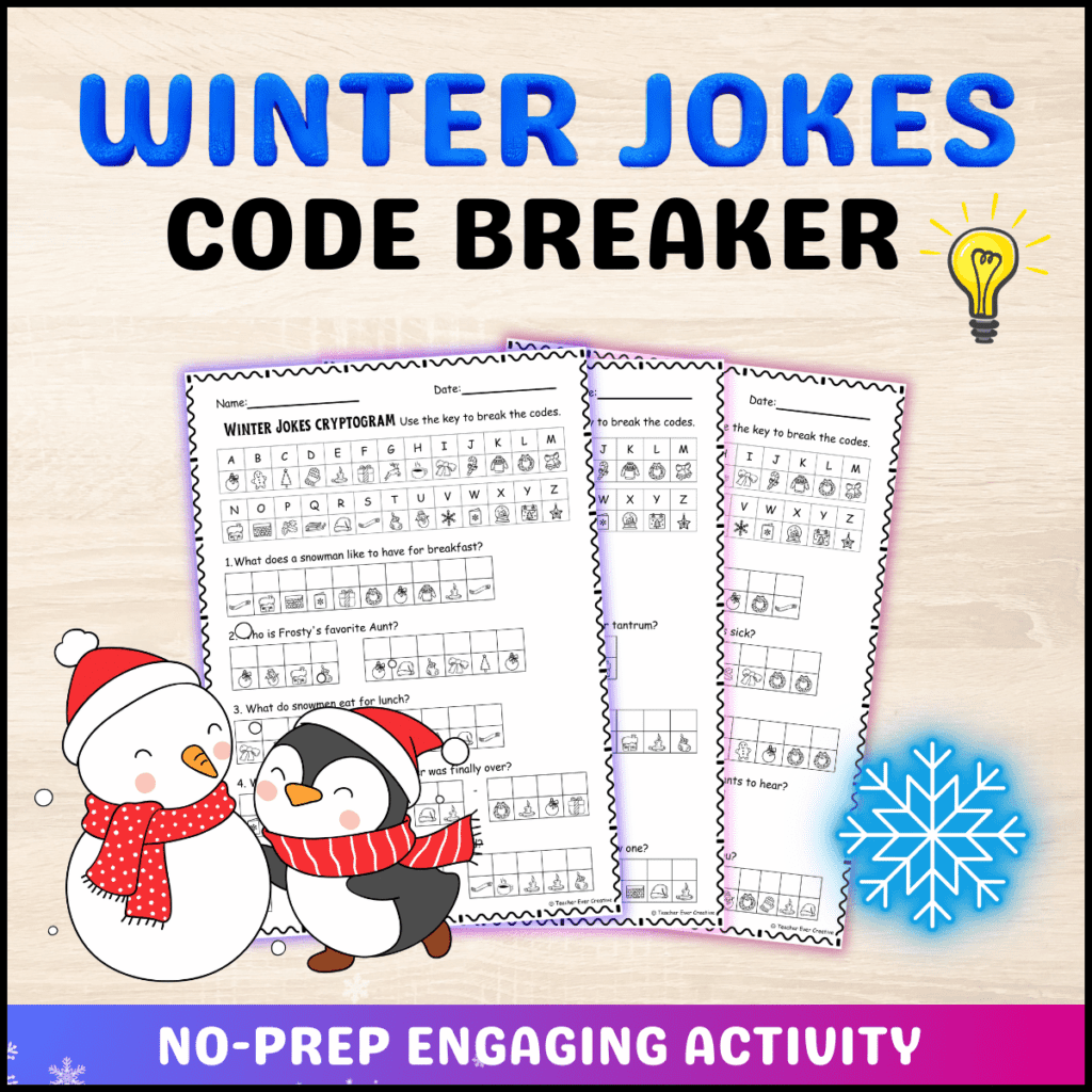 winter jokes code breaker