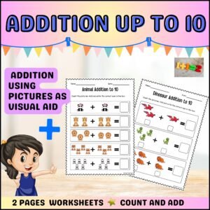 addition up to 10 worksheets
