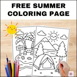 Free Summer Coloring Pages