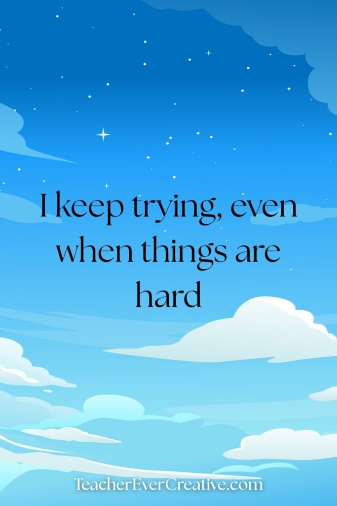 growth mindset affirmations