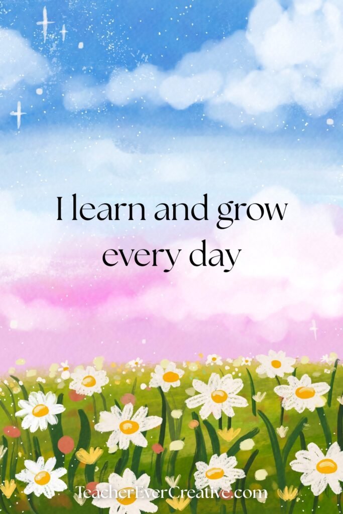 Growth mindset statements for kids