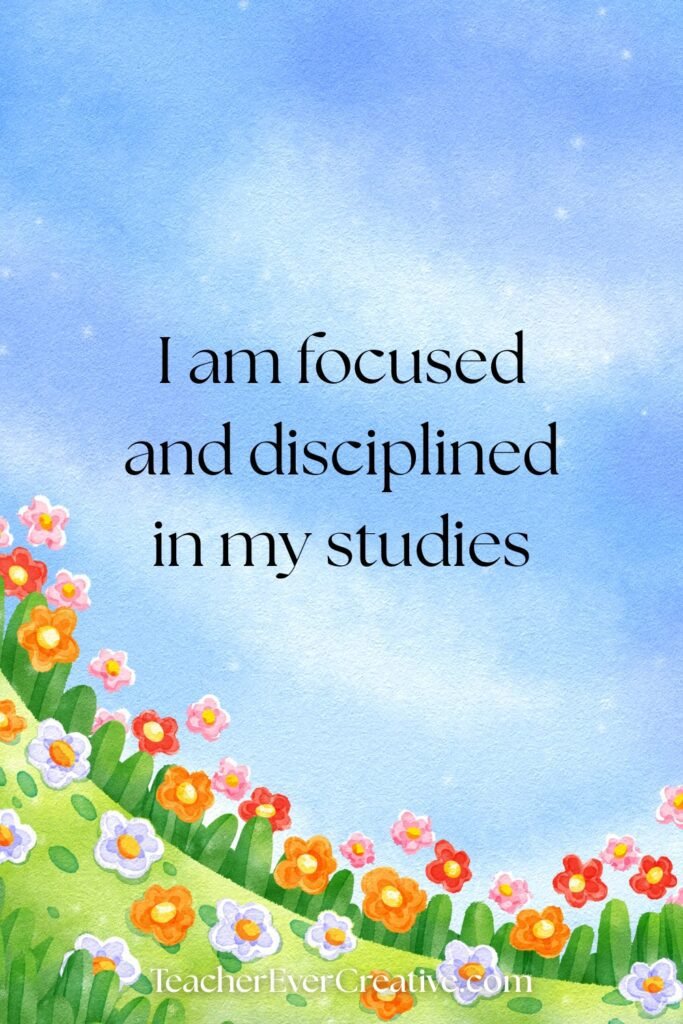Encouraging words for students