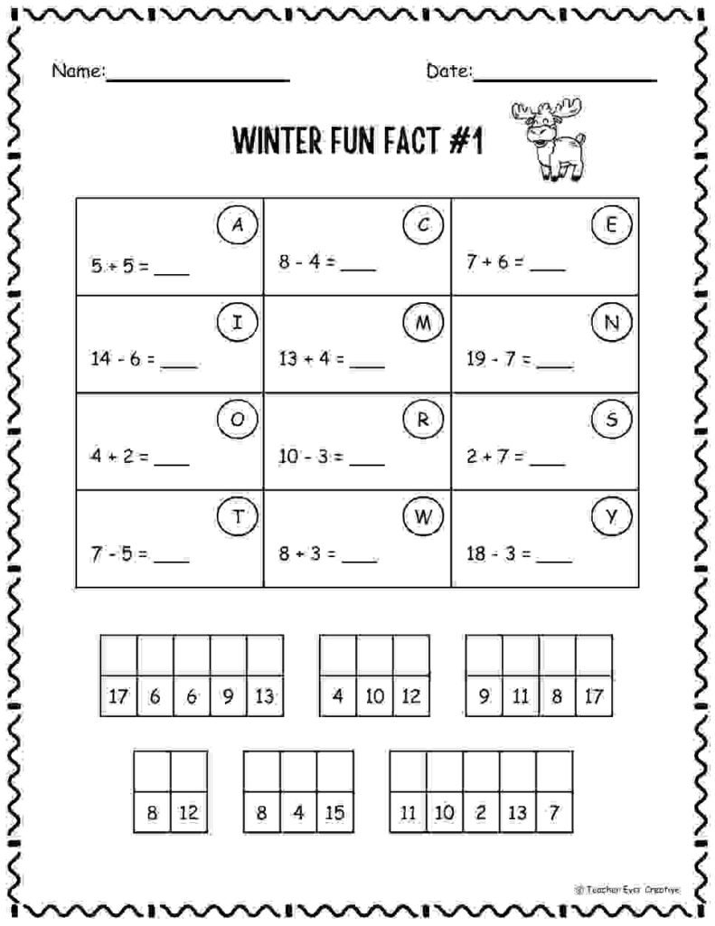 winter fun fact code breaker crack the code